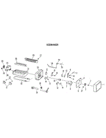 Icemaker parts for Kenmore Refrigerator 363.8597714 (3638597714, 363 8597714) from AppliancePartsPros.com