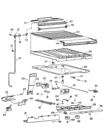 Compartment Separator parts for Kenmore Refrigerator 363.8604681 (3638604681, 363 8604681) from AppliancePartsPros.com