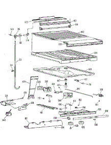 Compartment Separator parts for Kenmore Refrigerator 363.8692714 (3638692714, 363 8692714) from AppliancePartsPros.com