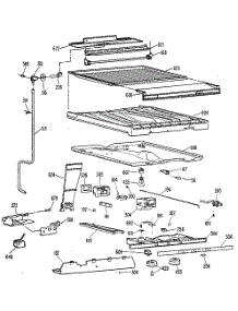 Compartment Separator parts for Kenmore Refrigerator 363.8695681 (3638695681, 363 8695681) from AppliancePartsPros.com