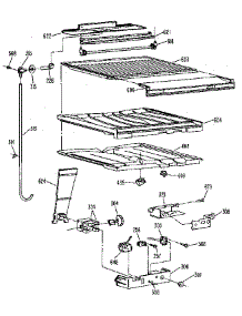 Compartment Separator parts for Kenmore Refrigerator 363.8698514 (3638698514, 363 8698514) from AppliancePartsPros.com