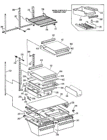 Shelf parts for Kenmore Refrigerator 363.8699682 (3638699682, 363 8699682) from AppliancePartsPros.com