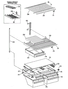 Shelf parts for Kenmore Refrigerator 363.8791586 (3638791586, 363 8791586) from AppliancePartsPros.com