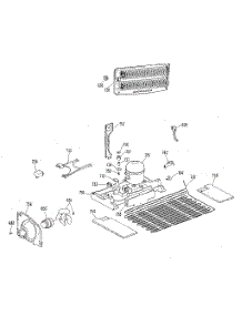 Unit parts for Kenmore Refrigerator 363.8792891 (3638792891, 363 8792891) from AppliancePartsPros.com