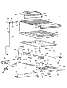 Compartment Separator parts for Kenmore Refrigerator 363.8792892 (3638792892, 363 8792892) from AppliancePartsPros.com