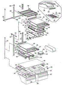Shelf parts for Kenmore Refrigerator 363.8795682 (3638795682, 363 8795682) from AppliancePartsPros.com