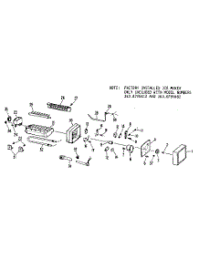 Icemaker parts for Kenmore Refrigerator 363.8795682 (3638795682, 363 8795682) from AppliancePartsPros.com