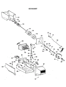 Ice Bucket / Auger parts for Kenmore Refrigerator 363.8795881 (3638795881, 363 8795881) from AppliancePartsPros.com