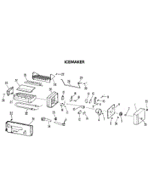 Icemaker parts for Kenmore Refrigerator 363.8795881 (3638795881, 363 8795881) from AppliancePartsPros.com