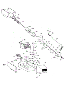 Ice Bucket parts for Kenmore Refrigerator 363.8795901 (3638795901, 363 8795901) from AppliancePartsPros.com