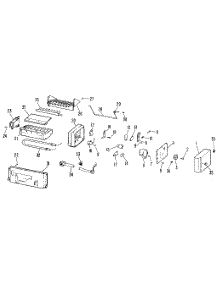Icemaker parts for Kenmore Refrigerator 363.8795928 (3638795928, 363 8795928) from AppliancePartsPros.com