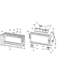 Countermaker Door parts for Kenmore Refrigerator 363.8795943 (3638795943, 363 8795943) from AppliancePartsPros.com