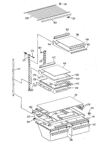 Shelf parts for Kenmore Refrigerator 363.8798784 (3638798784, 363 8798784) from AppliancePartsPros.com