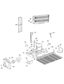 Unit parts for Kenmore Refrigerator 363.8798786 (3638798786, 363 8798786) from AppliancePartsPros.com