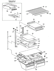 Shelf parts for Kenmore Refrigerator 363.8798787 (3638798787, 363 8798787) from AppliancePartsPros.com