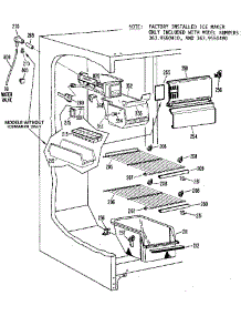 Freezer Section parts for Kenmore Refrigerator 363.9450410 (3639450410, 363 9450410) from AppliancePartsPros.com