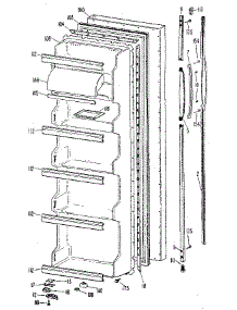 Fresh Food Door parts for Kenmore Refrigerator 363.9450414 (3639450414, 363 9450414) from AppliancePartsPros.com