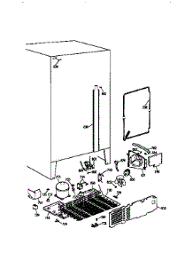 Unit parts for Kenmore Refrigerator 363.9450487 (3639450487, 363 9450487) from AppliancePartsPros.com