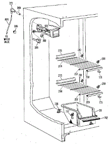 Freezer Section parts for Kenmore Refrigerator 363.9502710 (3639502710, 363 9502710) from AppliancePartsPros.com