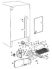 Unit parts for Kenmore Refrigerator 363.9502710 (3639502710, 363 9502710) from AppliancePartsPros.com