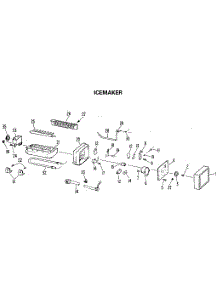 Icemaker parts for Kenmore Refrigerator 363.9502710 (3639502710, 363 9502710) from AppliancePartsPros.com