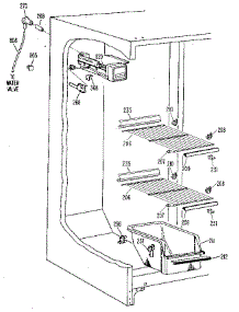 Freezer Section parts for Kenmore Refrigerator 363.9502714 (3639502714, 363 9502714) from AppliancePartsPros.com
