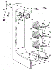 Freezer Section parts for Kenmore Refrigerator 363.9504710 (3639504710, 363 9504710) from AppliancePartsPros.com