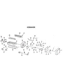 Icemaker parts for Kenmore Refrigerator 363.9504710 (3639504710, 363 9504710) from AppliancePartsPros.com