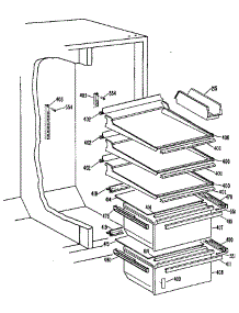 Fresh Food Section parts for Kenmore Refrigerator 363.9504715 (3639504715, 363 9504715) from AppliancePartsPros.com