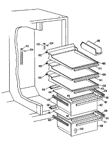 Fresh Food Section parts for Kenmore Refrigerator 363.9504780 (3639504780, 363 9504780) from AppliancePartsPros.com