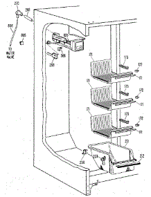 Freezer Section parts for Kenmore Refrigerator 363.9504813 (3639504813, 363 9504813) from AppliancePartsPros.com