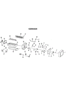 Icemaker parts for Kenmore Refrigerator 363.9504813 (3639504813, 363 9504813) from AppliancePartsPros.com