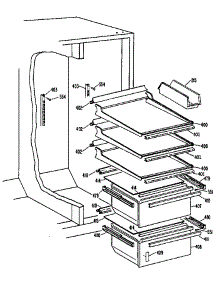 Fresh Food Section parts for Kenmore Refrigerator 363.9504816 (3639504816, 363 9504816) from AppliancePartsPros.com