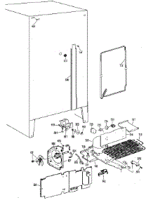 Unit parts for Kenmore Refrigerator 363.9504880 (3639504880, 363 9504880) from AppliancePartsPros.com