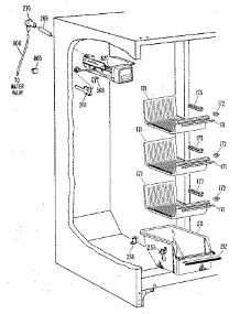 Freezer Section parts for Kenmore Refrigerator 363.9504884 (3639504884, 363 9504884) from AppliancePartsPros.com