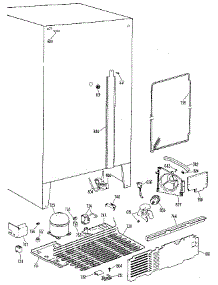 Unit parts for Kenmore Refrigerator 363.9510586 (3639510586, 363 9510586) from AppliancePartsPros.com