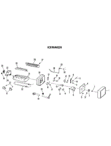Ice Maker parts for Kenmore Refrigerator 363.9520810 (3639520810, 363 9520810) from AppliancePartsPros.com