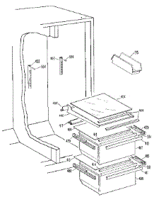 Fresh Food Section parts for Kenmore Refrigerator 363.9522681 (3639522681, 363 9522681) from AppliancePartsPros.com