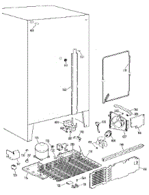 Unit parts for Kenmore Refrigerator 363.9524711 (3639524711, 363 9524711) from AppliancePartsPros.com