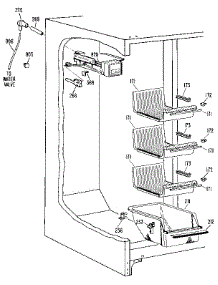 Freezer parts for Kenmore Refrigerator 363.9524780 (3639524780, 363 9524780) from AppliancePartsPros.com