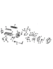 Icemaker parts for Kenmore Refrigerator 363.9534711 (3639534711, 363 9534711) from AppliancePartsPros.com