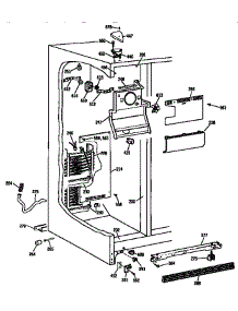 Freezer Section parts for Kenmore Refrigerator 363.9534811 (3639534811, 363 9534811) from AppliancePartsPros.com
