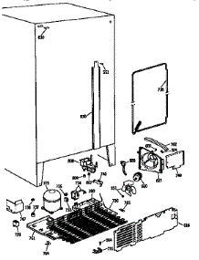 Unit Parts parts for Kenmore Refrigerator 363.9534811 (3639534811, 363 9534811) from AppliancePartsPros.com
