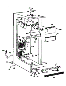 Freezer Section parts for Kenmore Refrigerator 363.9534821 (3639534821, 363 9534821) from AppliancePartsPros.com