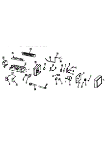 Icemaker parts for Kenmore Refrigerator 363.9534821 (3639534821, 363 9534821) from AppliancePartsPros.com