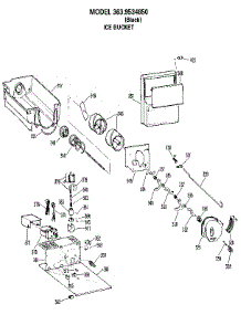 Ice Bucket parts for Kenmore Refrigerator 363.9534850 (3639534850, 363 9534850) from AppliancePartsPros.com