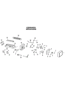 Icemaker parts for Kenmore Refrigerator 363.9534850 (3639534850, 363 9534850) from AppliancePartsPros.com