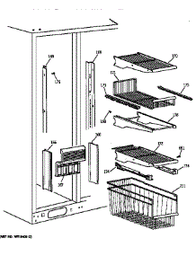 Freezer Section parts for Kenmore Refrigerator 363.9564775 (3639564775, 363 9564775) from AppliancePartsPros.com
