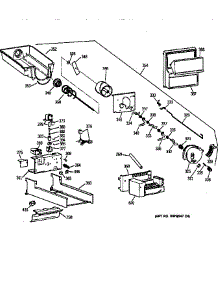 Ice Bucket parts for Kenmore Refrigerator 363.9564775 (3639564775, 363 9564775) from AppliancePartsPros.com