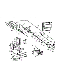 Ice Bucket parts for Kenmore Refrigerator 363.9564820 (3639564820, 363 9564820) from AppliancePartsPros.com